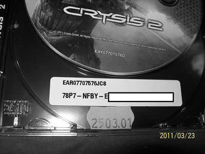 Product Activation Code For Crysis 2 Free