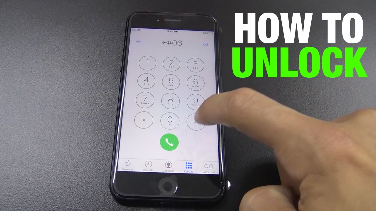International Unlock Code Iphone 7 Free